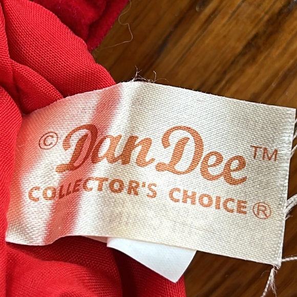 Dan Dee Collectors Christmas stocking. Loop decoration in Santa pattern. - Picture 8 of 8